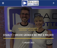 Interview EISVOGEL Radio Cottbus